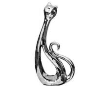 Platinum Small Cat Sculpture