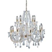 Marie Chandelier Clear Shade Octagonal Droplets Ceiling Light