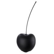 Gaily Large Ceramic Cherry Sculpture In Matt Black