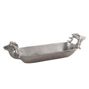 Ferries Aluminium Deer Display Tray In Silver