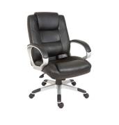 Lebanon Leather Home And Home Chair In Black