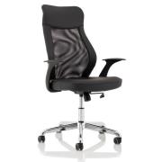 Baye Leather Operator Office Chair In Black