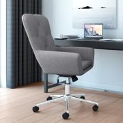 Bellport Fabric Home And Office Chair In Natural Grey