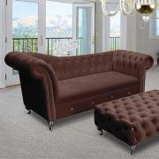 Izu Plush Velvet 3 Seater Sofa In Mushroom