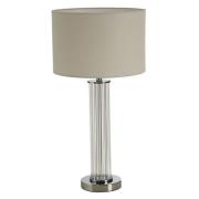 Westico Cream Fabric Shade Table Lamp With Chrome Base