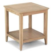 Wardle Wooden Small Coffee Table In Crafted Solid Oak