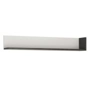 Zinger Small Wooden Wall Shelf In Slate Grey And Alpine White