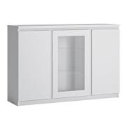 Felton 3 Doors Wooden Sideboard In Alpine White