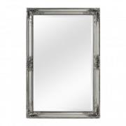 Rustin Vintage Design Wall Bedroom Mirror In Silver Frame