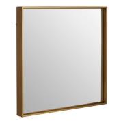 Andstima Small Square Wall Bedroom Mirror In Gold Frame