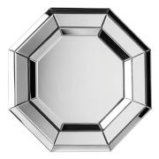 Newall Octagonal Wall Mirror In Silver