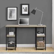 Ellicottville Wooden Laptop Desk In Distressed Grey Oak