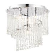 Camille 4 Lights Ceiling Pendant Light In Polished Chrome