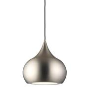 Brosnan Pendant Light In Matt Nickel And White