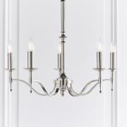 Stanford 5 Lights Pendant Light In Polished Nickel