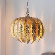 Delphine Small Leaf Pendant Light In Gold