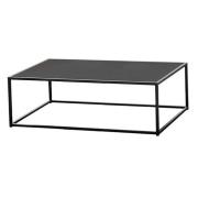 Oakhill Glass Top Coffee Table In Matt Slate And Charcoal