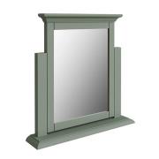 Belton Wooden Trinket Dressing Mirror In Cactus Green