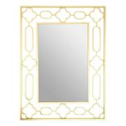 Cascade Wall Bedroom Mirror In Gold Frame