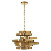 Allina 4 Lights Ceiling Pendant Light In Titanium Gold