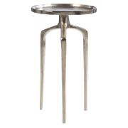 Dairen Aluminium Side Table In Rough Nickel