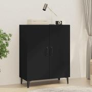 Kaniel Wooden Sideboard With 2 Doors In Black