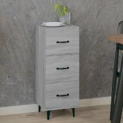 Radko Wooden Chest Of 3 Drawers In Grey Sonoma Oak