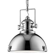 Louisiana Industrial Ceiling Pendant Light In Chrome