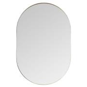 Hurstan Oval Wall Bedroom Mirror In Champagne Frame