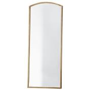 Haggen Large Arch Bedroom Mirror In Antique Gold Frame