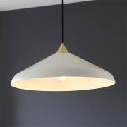 Milton Coned Shade Ceiling Pendant Light In Warm White