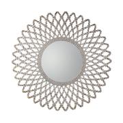 Beloit Wall Mirror With Wooden Frame In Natural And Whitewash