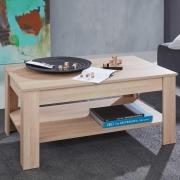 Hilburn Wooden Coffee Table Rectangular In Light Oak