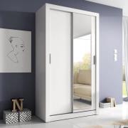 Aliso Wardrobe With 2 Sliding Doors In Matt White