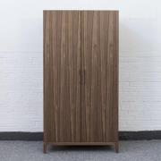 Cais Wooden Wardrobe With 2 Doors In Walnut