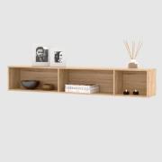 Narva Wooden Wall Shelf In Mountain Ash