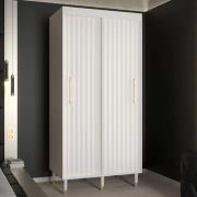 Adel I Wooden Wardrobe With 2 Sliding Doors 100cm In White