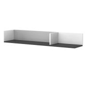 Indio Kids Wooden Wall Shelf Wide In Matt White