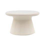 Palikir High Gloss Coffee Table Round In Cream