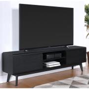 Cairo Wooden TV Stand With 2 Doors In Black