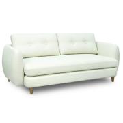 Bozo Fabric 2 Seater Sofa In White