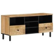 Eden Wooden TV Stand With 5 Shelves In Natural