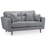 Zanita Fabric 2 Seater Sofa In Grey