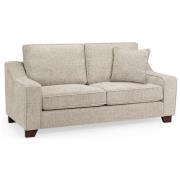 Nazra Fabric 3 Seater Sofa In Stone