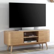 Ocotlan Wooden TV Stand With 2 Doors In Oak