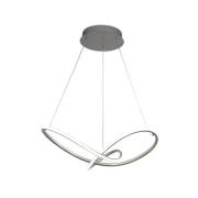Magic LED Ceiling Pendant Light In Satin Silver