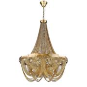 Notting 6 Light Hill Statement Pendant Light In Brass