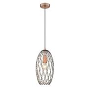 Moorgate Metal Pendant Light Small In Antique Copper