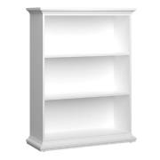 Parayo Wooden Bookcase With 2 Shelves In White