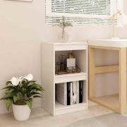 Jupiter Wooden Bookcase With 2 Compartments In White